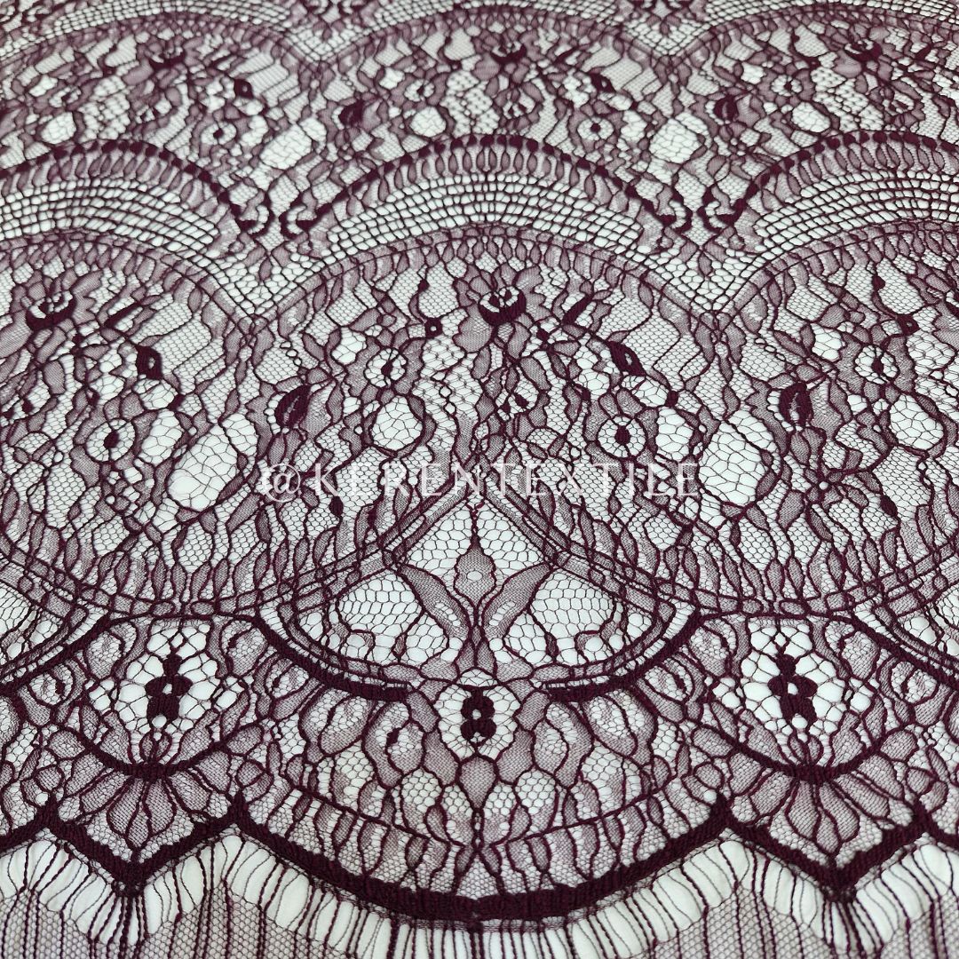 BROKAT PANEL CHANTILY 101 (Motif Renda Sultan)