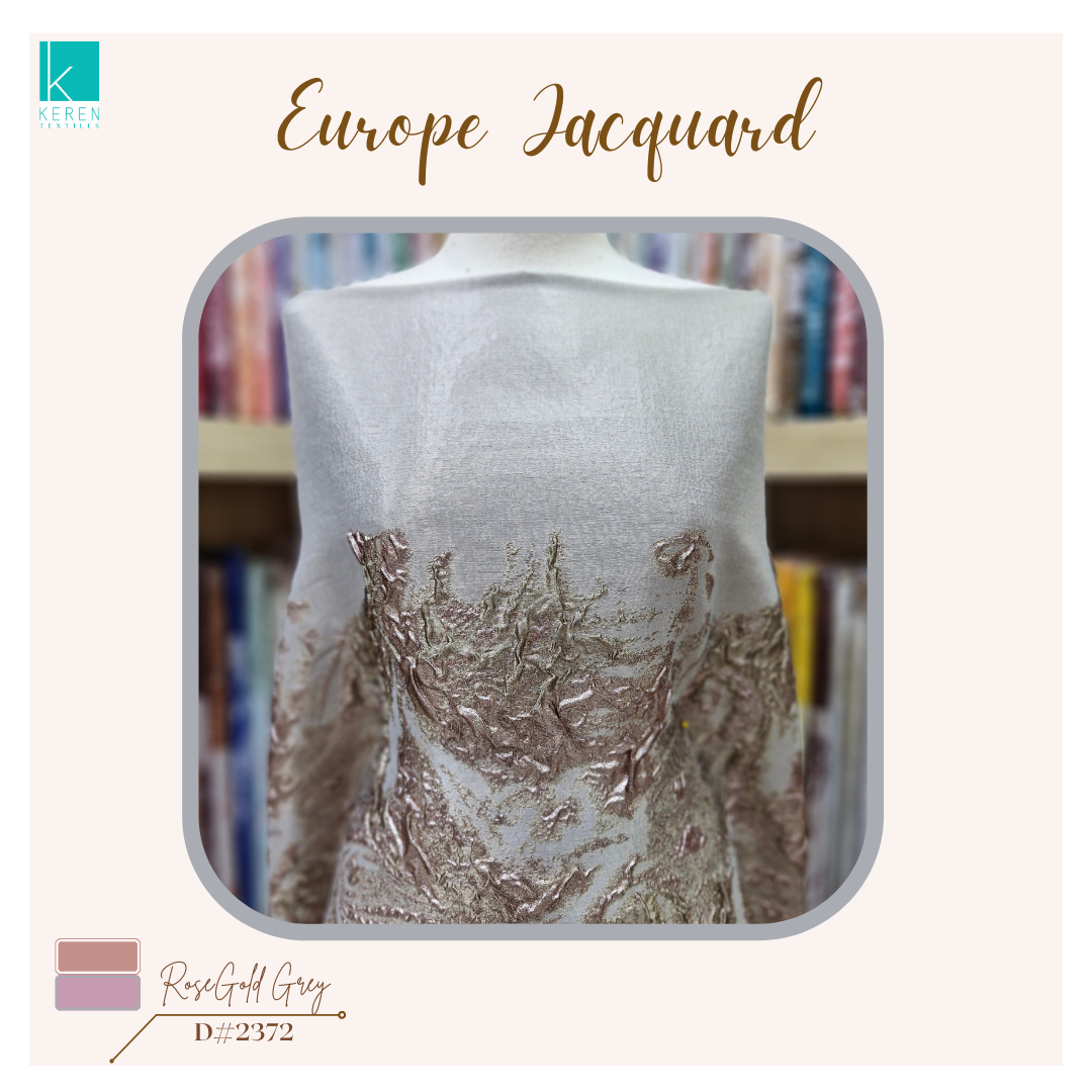 EUROPE JACQUARD 2372 (Jacquard Panel motif Abstract Special)