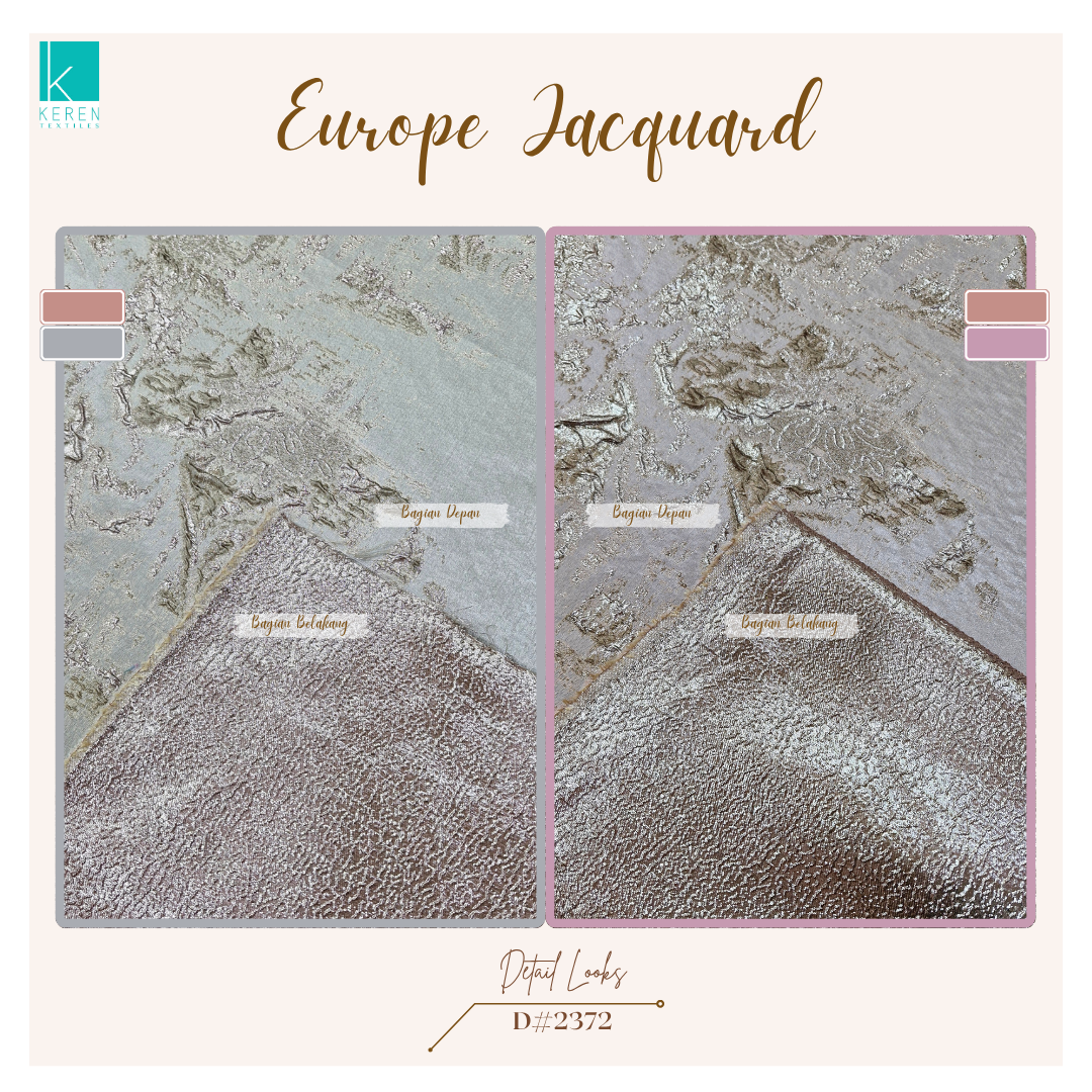 EUROPE JACQUARD 2372 (Jacquard Panel motif Abstract Special)