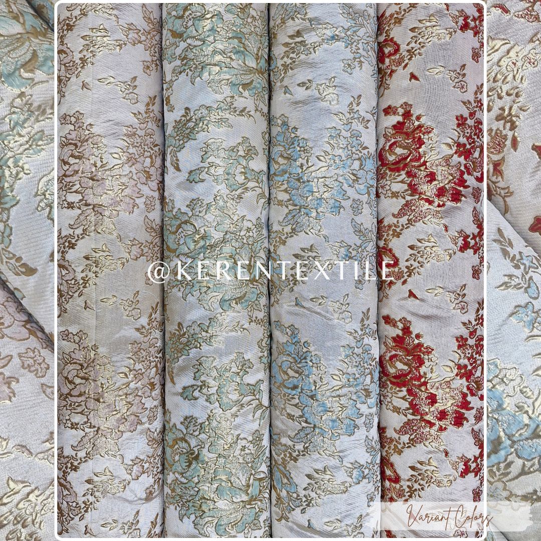 JACQUARD EMBOSSED 35-NV0954 (Kain Jacquard Emboss motif Ukiran Abstract)