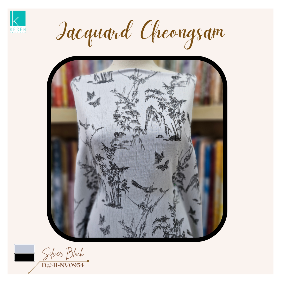 JACQUARD CHEONGSAM 41-NV0954 (Kain Jacquard Cheongsam Spesial Pattern)