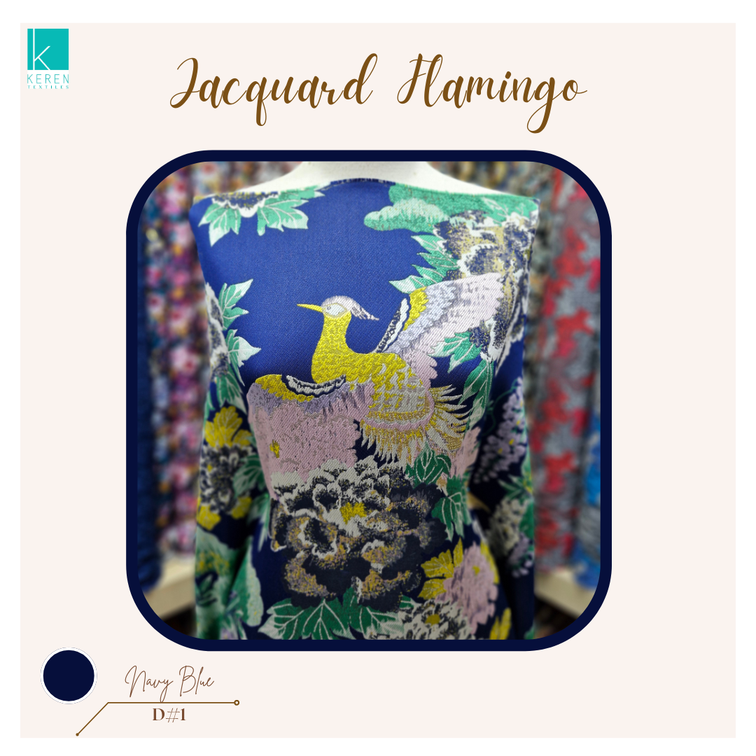 JACQUARD FLAMINGO (Jacquard motif Flamingo Multicolor)