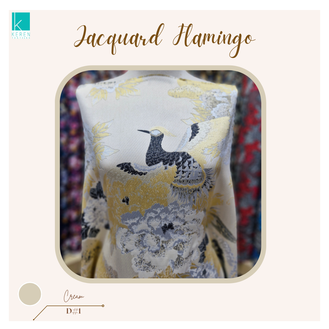 JACQUARD FLAMINGO (Jacquard motif Flamingo Multicolor)