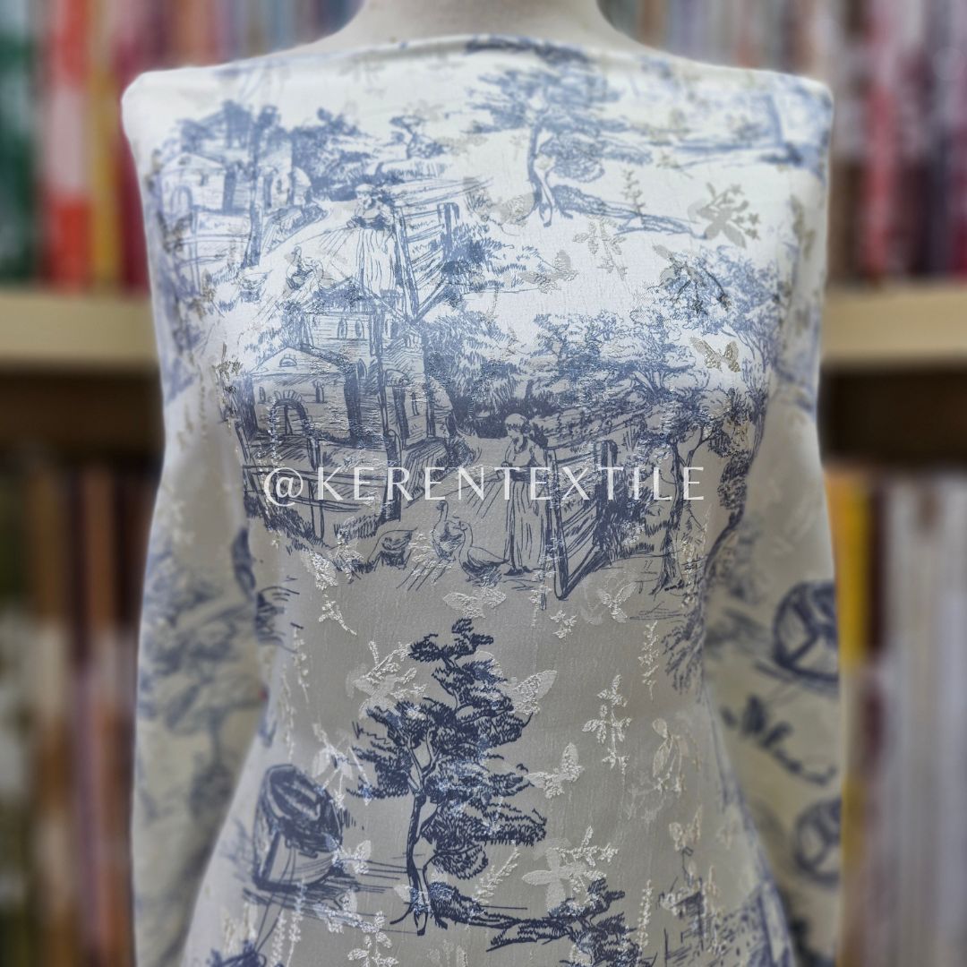JACQUARD PORCELAIN YM02 (Jacquard Cheongsam Classic Pattern)