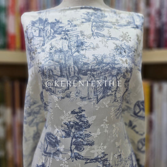 JACQUARD PORCELAIN YM02 (Jacquard Cheongsam Classic Pattern)