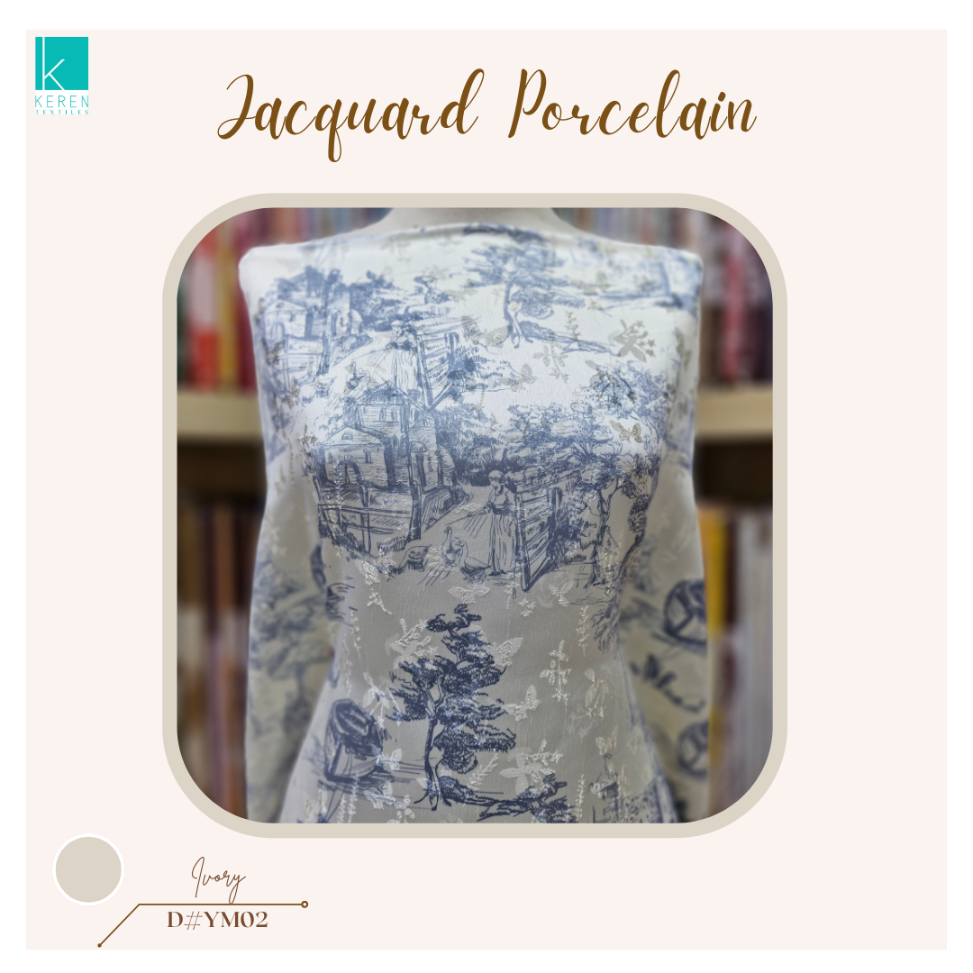 JACQUARD PORCELAIN YM02 (Jacquard Cheongsam Classic Pattern)