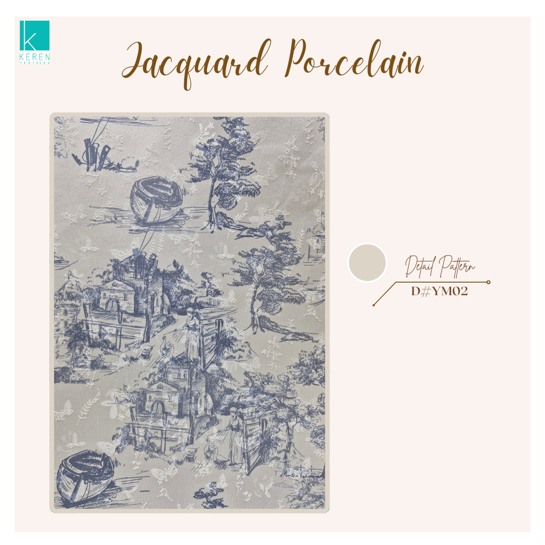 JACQUARD PORCELAIN YM02 (Jacquard Cheongsam Classic Pattern)
