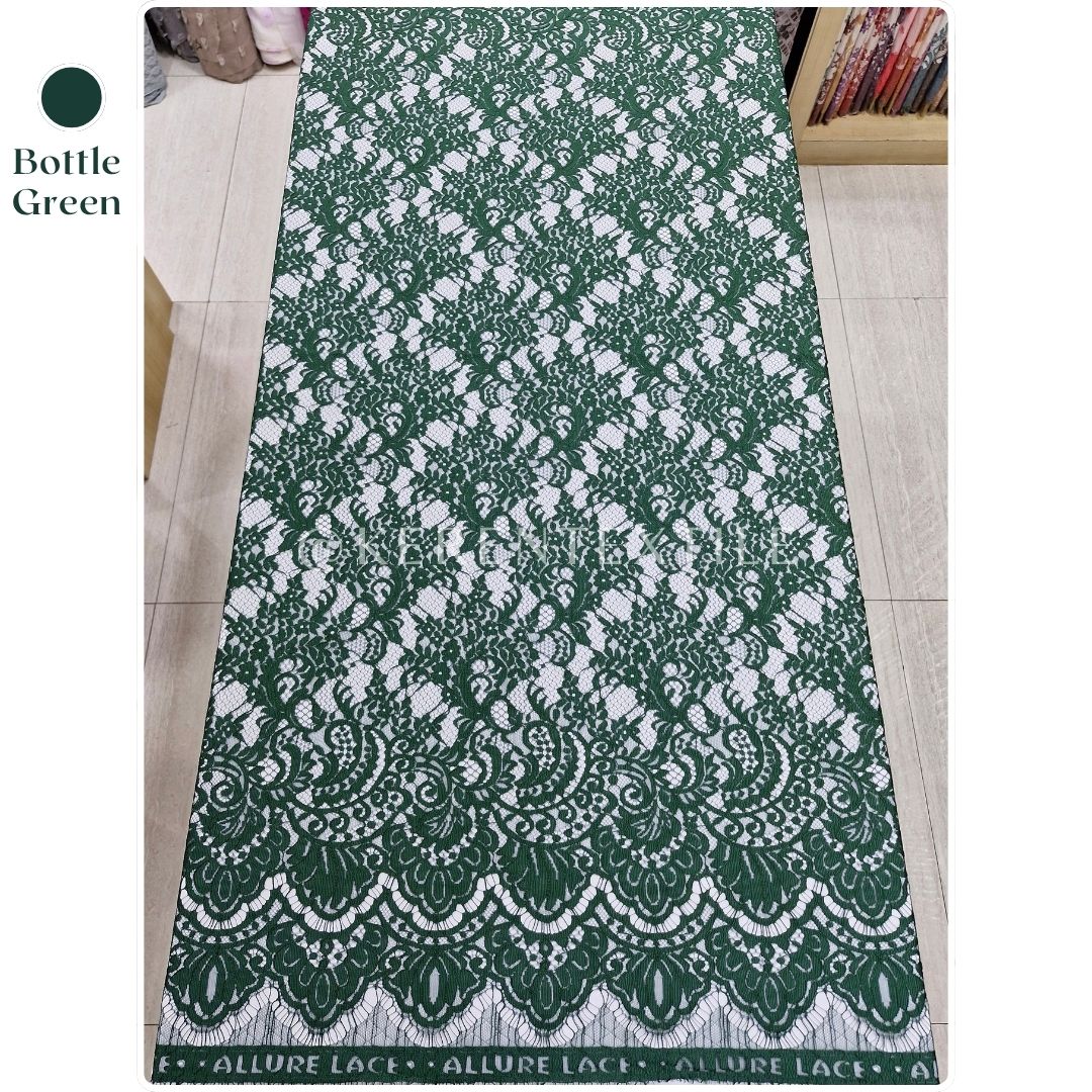 BROKAT PANEL COTTON 5262 (Semi France Lace motif Bunga)