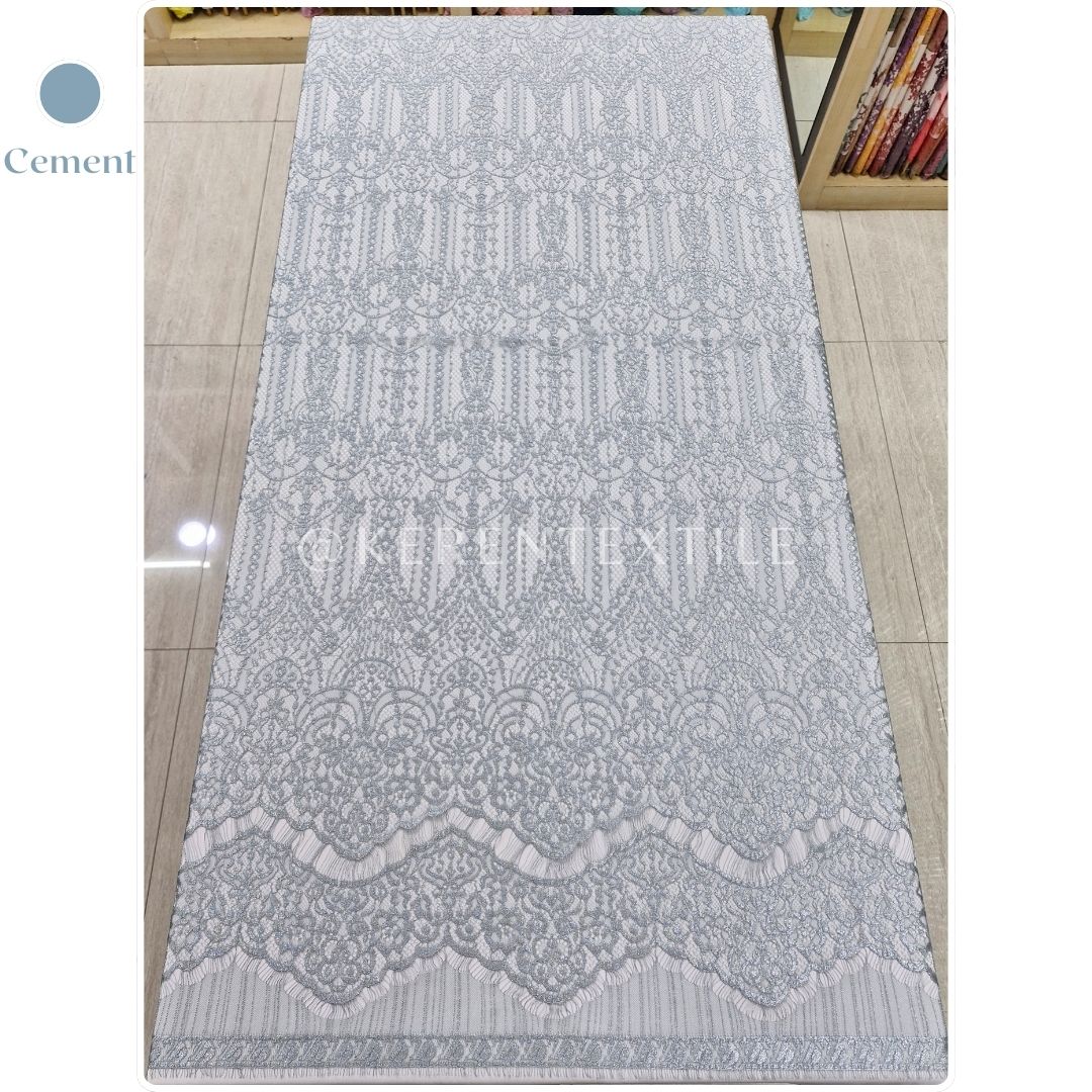 BROKAT PANEL LAMINATE 119B1 (Semi France Lace Metallic/Laminate)