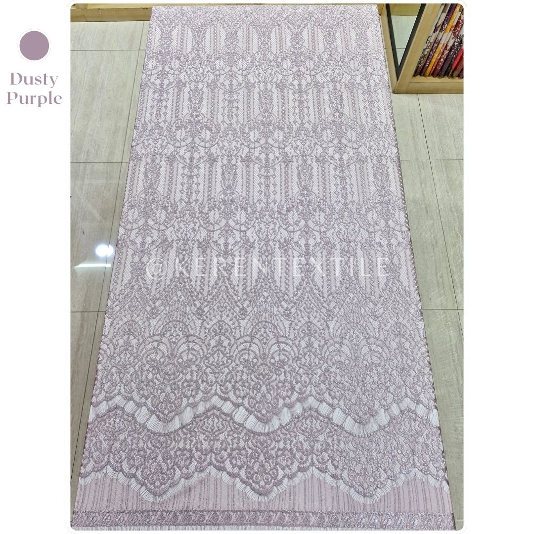 BROKAT PANEL LAMINATE 119B1 (Semi France Lace Metallic/Laminate)