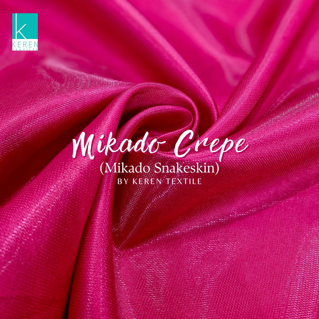 MIKADO CREPE POLOS/MIKADO SNAKESKIN/MIKADO SHINY (Kain Mikado Crepe Shimmer)
