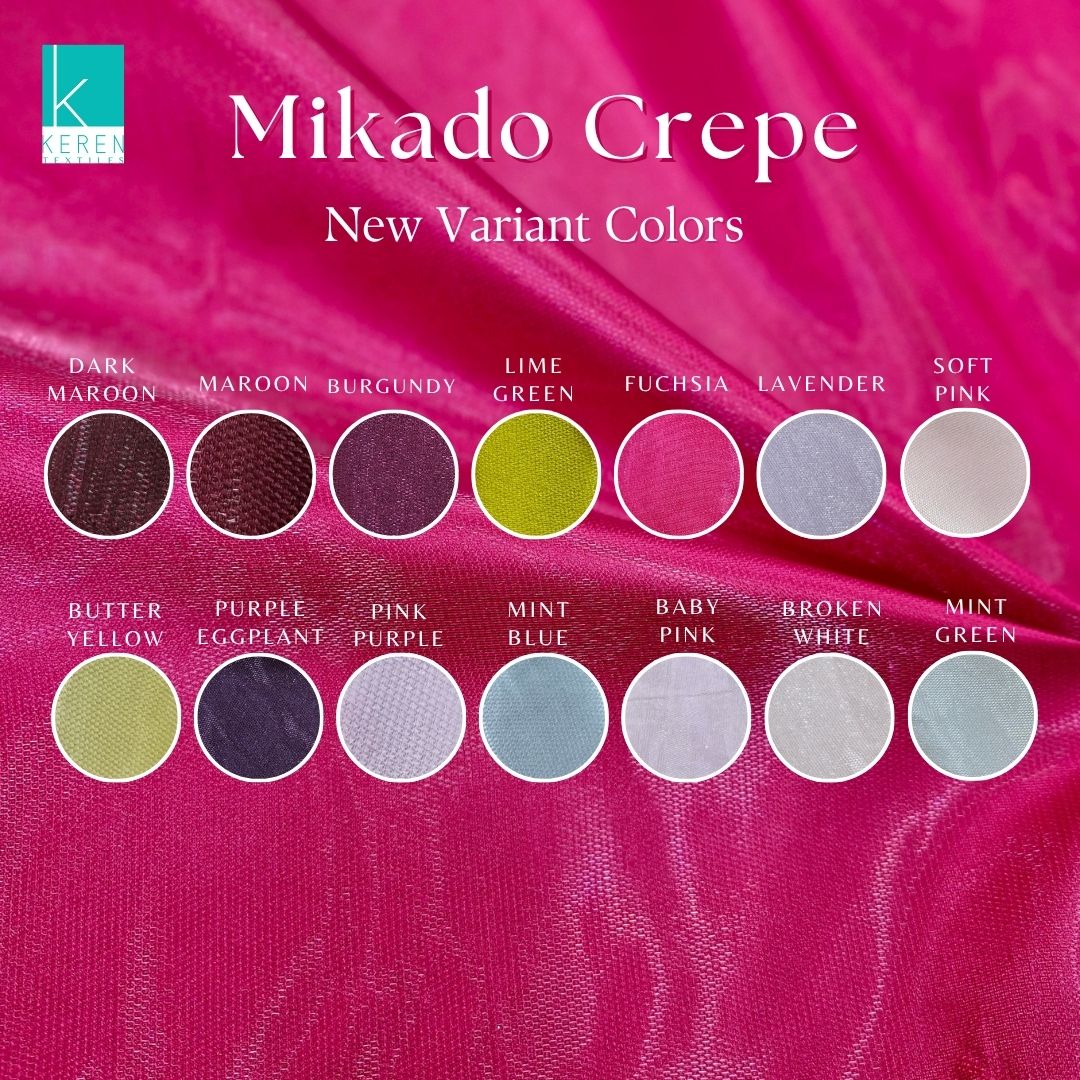 MIKADO CREPE POLOS/MIKADO SNAKESKIN/MIKADO SHINY (Kain Mikado Crepe Shimmer)