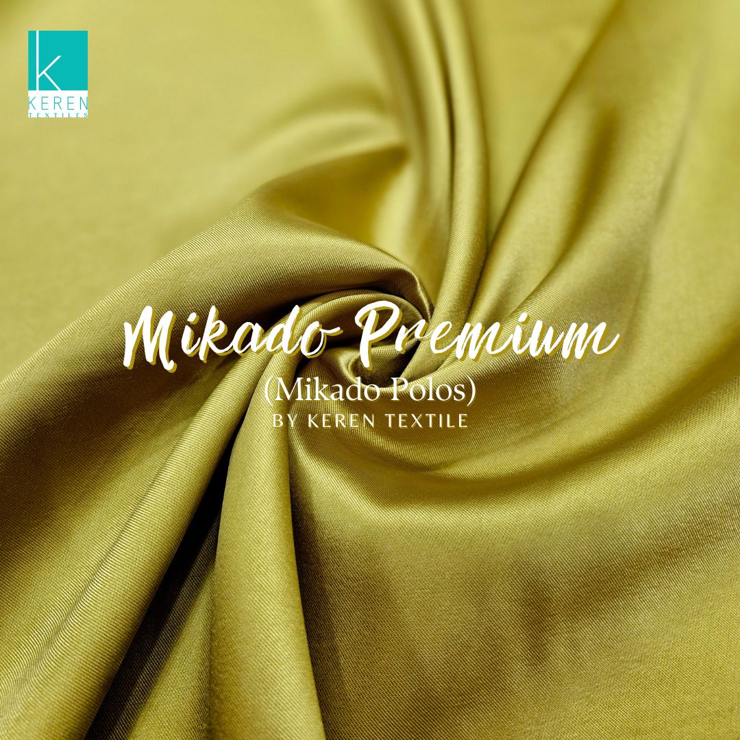 MIKADO PREMIUM POLOS (Kain Mikado Bridal Polos Premium/SATIN MIKADO)