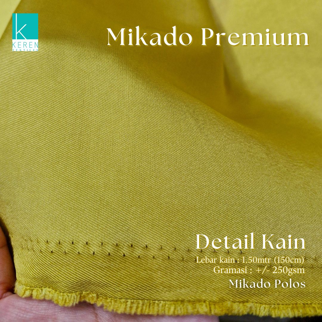 MIKADO PREMIUM POLOS (Kain Mikado Bridal Polos Premium/SATIN MIKADO)