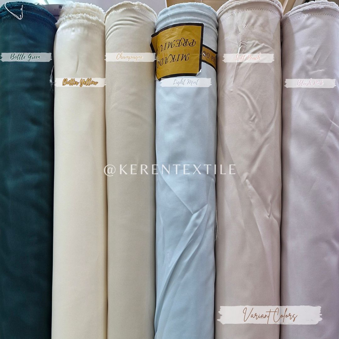 MIKADO PREMIUM POLOS (Kain Mikado Bridal Polos Premium/SATIN MIKADO)