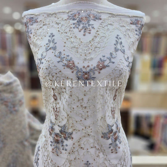 SPENCER TULLE (Tulle Bordir with Sequins)