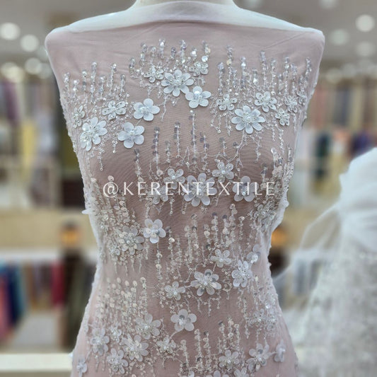 TULLE ACCESSORIES 2 (Tulle Payet 3D Spesial Off White)