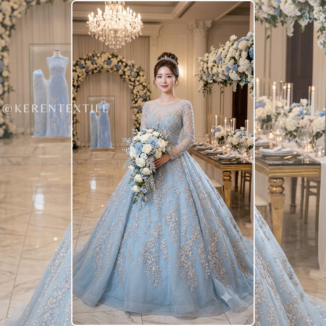 TULLE ACCESSORIES 4-NGK1255 (Tulle Payet Multicolor Stunning Pattern)