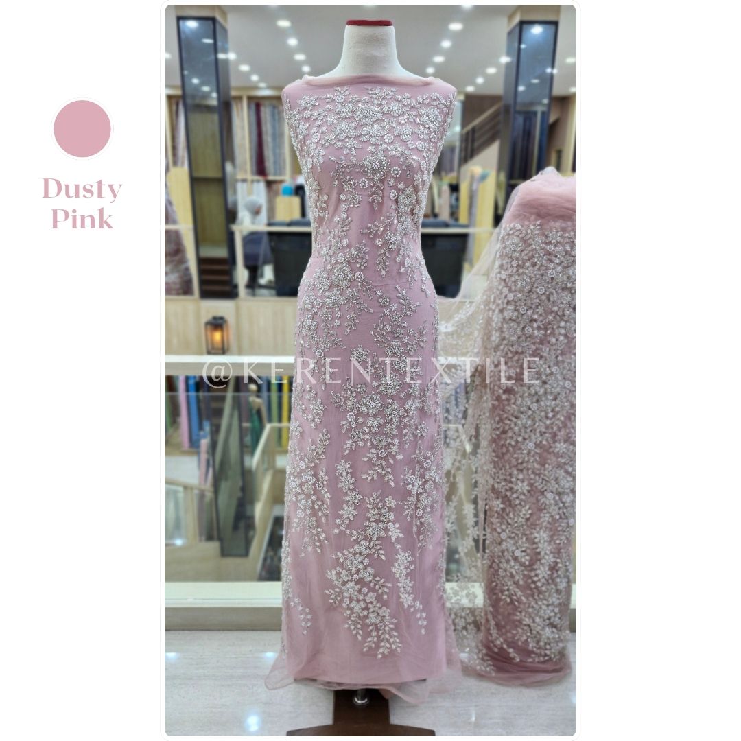 TULLE ACCESSORIES 4-NGK1255 (Tulle Payet Multicolor Stunning Pattern)