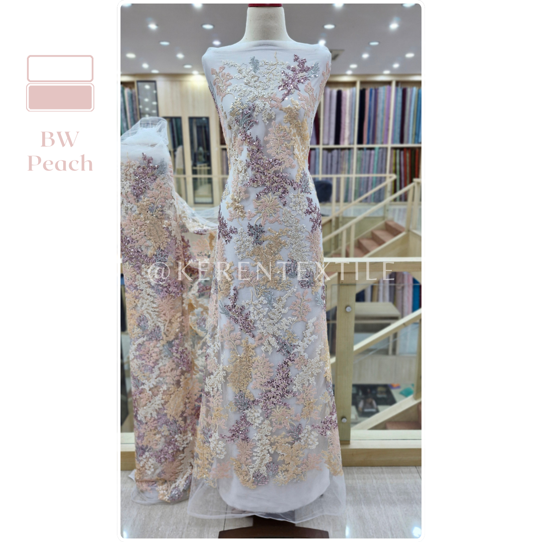 TULLE SEQUENCE MULTICOLOR item 1 (Tulle Payet Sequins spesial Garden)