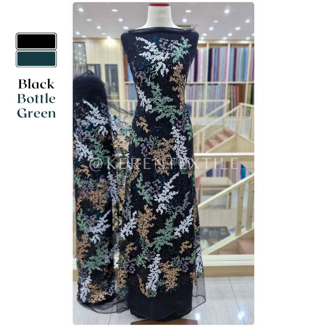 TULLE SEQUENCE MULTICOLOR item 1 (Tulle Payet Sequins spesial Garden)