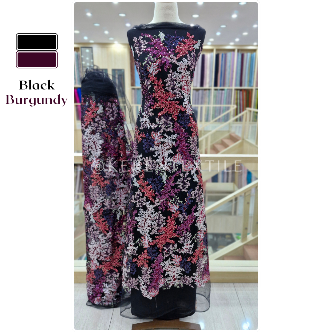 TULLE SEQUENCE MULTICOLOR item 1 (Tulle Payet Sequins spesial Garden)