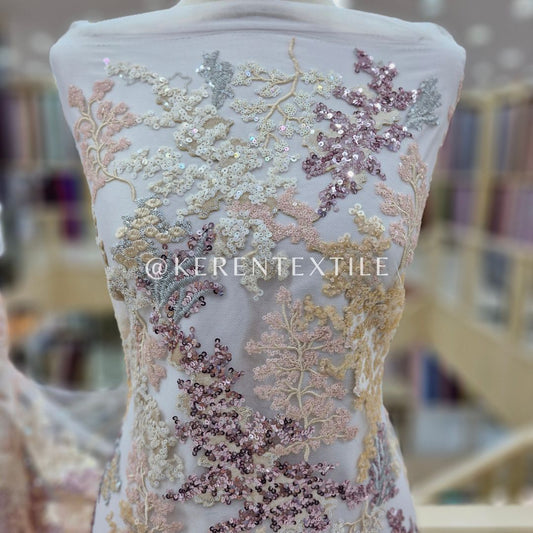 TULLE SEQUENCE MULTICOLOR item 1 (Tulle Payet Sequins spesial Garden)