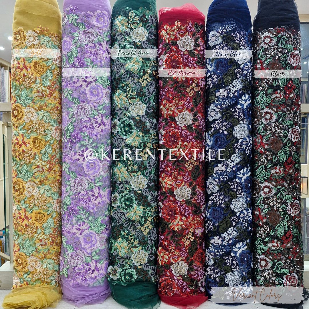 TULLE SEQUENCE MULTICOLOR item 3 (Tulle Payet Sequins spesial Garden)