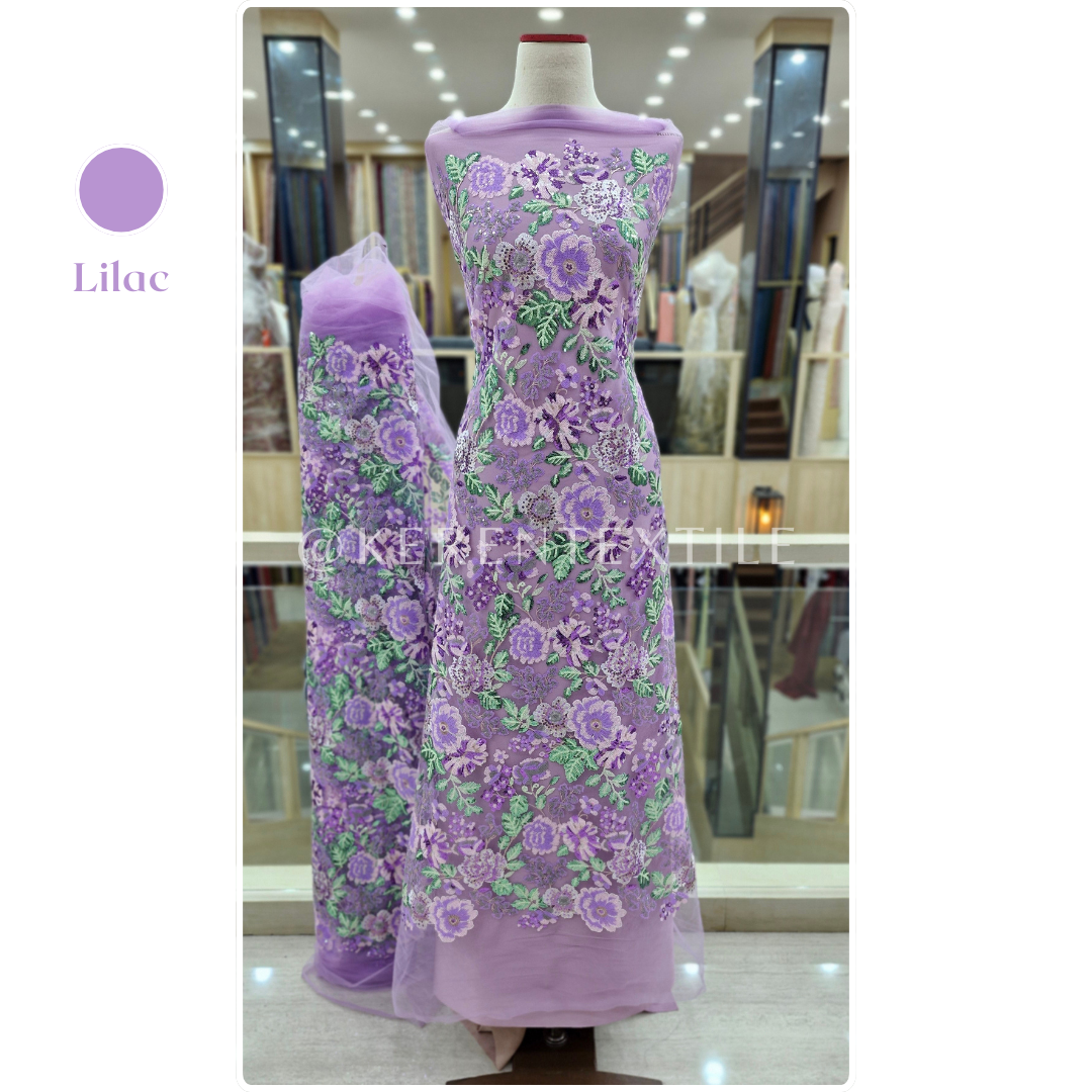 TULLE SEQUENCE MULTICOLOR item 3 (Tulle Payet Sequins spesial Garden)