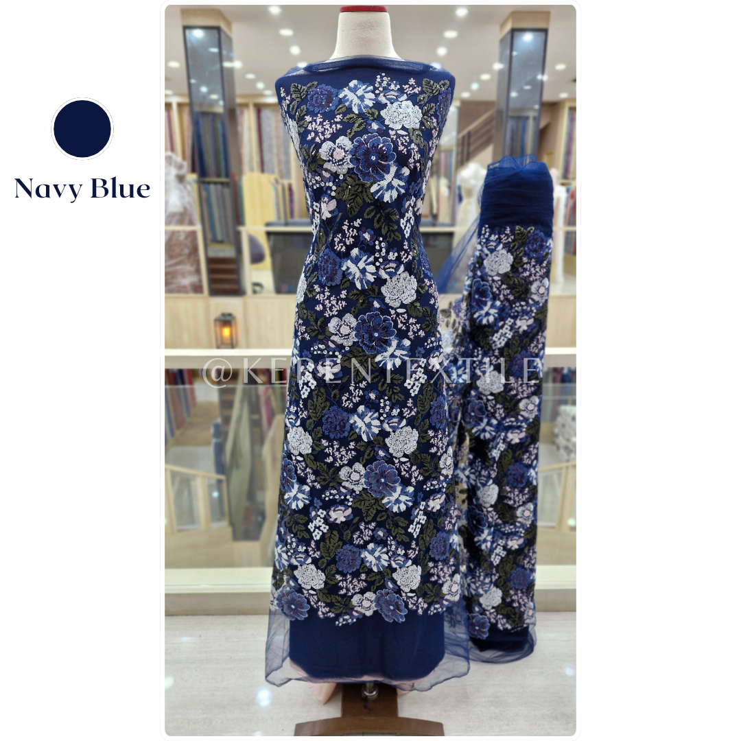 TULLE SEQUENCE MULTICOLOR item 3 (Tulle Payet Sequins spesial Garden)