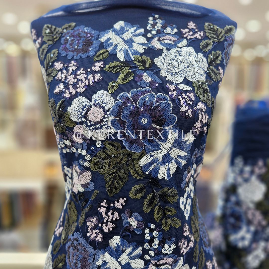 TULLE SEQUENCE MULTICOLOR item 3 (Tulle Payet Sequins spesial Garden)