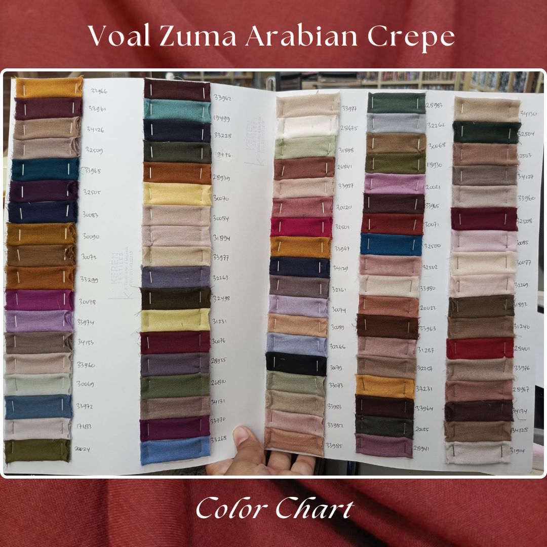 VOAL ZUMA ARABIAN CREPE/ARABIAN VOILLE/VOAL POLOS ARABIAN